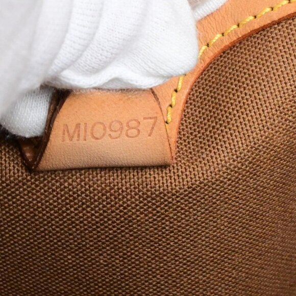 LOUIS VUITTON LV Logo Ellipse PM Hand Bag Monogram Leather Brown - Picture 13 of 15